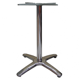 Nova 4 - 4-way stainless steel table base with cast iron core