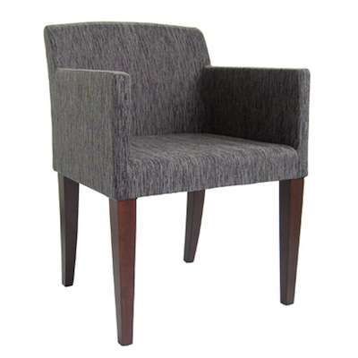 Maya Upholstered Chair with Timber Legs