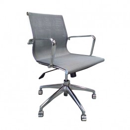 Stylus Mesh LB - Office Chair in Silver