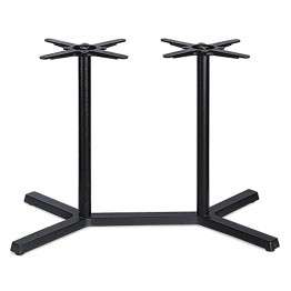 Judy-Twin Dining Black Table Base