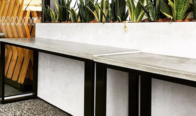 Sakaba Belmont - Custom Made Pre-Cast Concrete Table