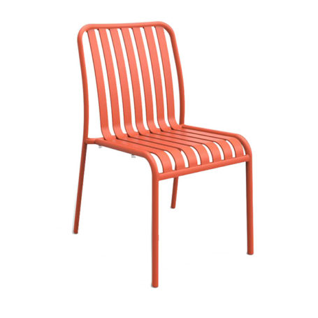 Brighton Side Chair - Chilli Orange