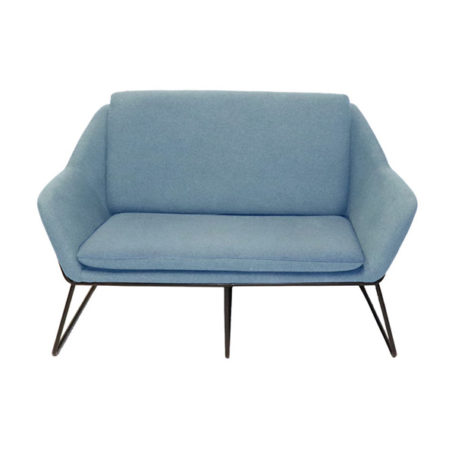Cardinal 2-Seater Lounge Chair in Light Blue