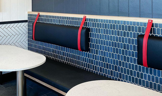 KFC Midvale - Upholstery of Back Rest & Banquette Seating