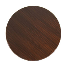 Round Isotop Table Top - Dark Walnut