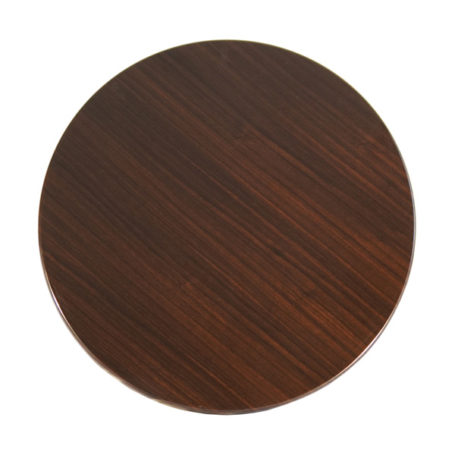 Round Isotop Table Top - Dark Walnut