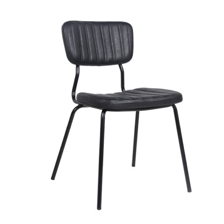 Granada Upholstered Chair in Black