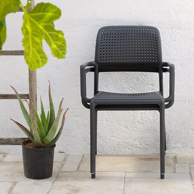 Bora Arm Chair by NARDI in Anthracite