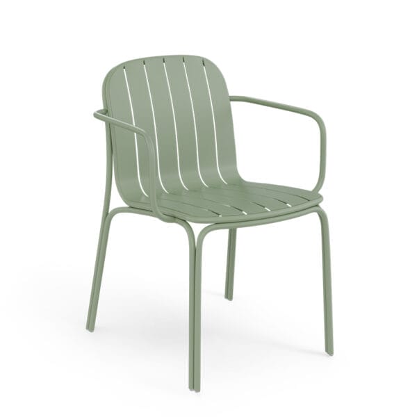Catania Armchair in Reseda Green by Zaneti