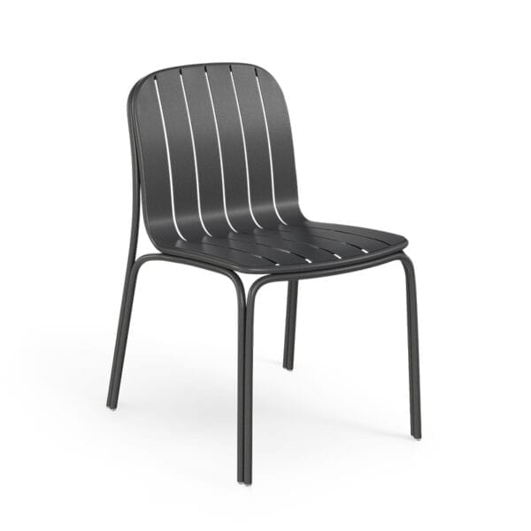 Catania Side Chair in Anthracite by Zaneti