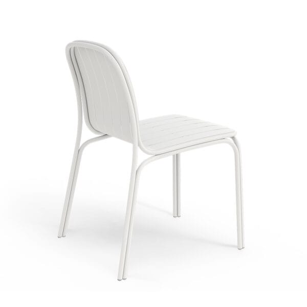 Catania Side Chair in Matte White by Zaneti