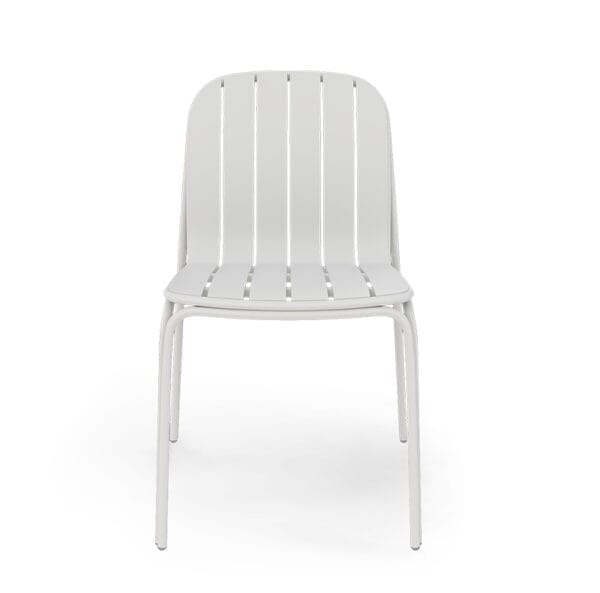 Catania Side Chair in Matte White by Zaneti