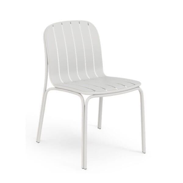 Catania Side Chair in Matte White by Zaneti