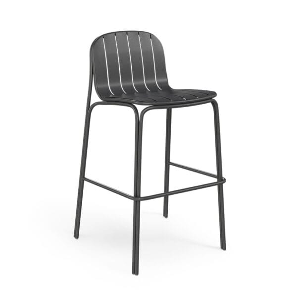 Catania Stool in Anthracite by Zaneti