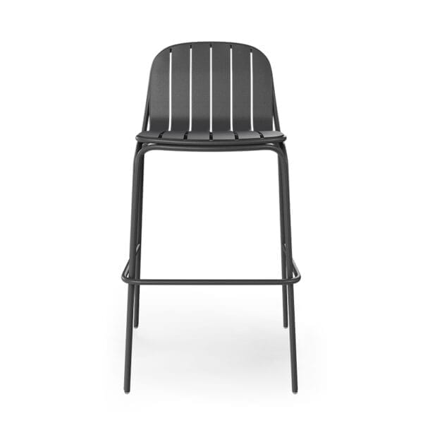 Catania Stool in Anthracite by Zaneti