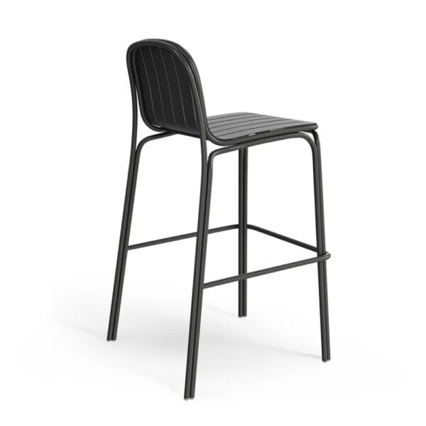 Catania Stool in Anthracite by Zaneti