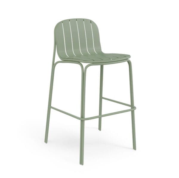 Catania Stool in Reseda Green by Zaneti
