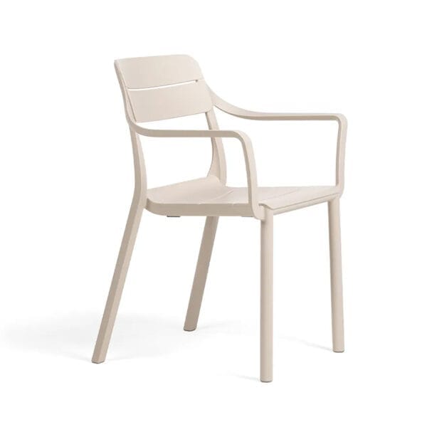 Cassia Arm Chair by NARDI in White