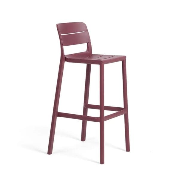 Cassia Bar Stool by NARDI in Borgogna