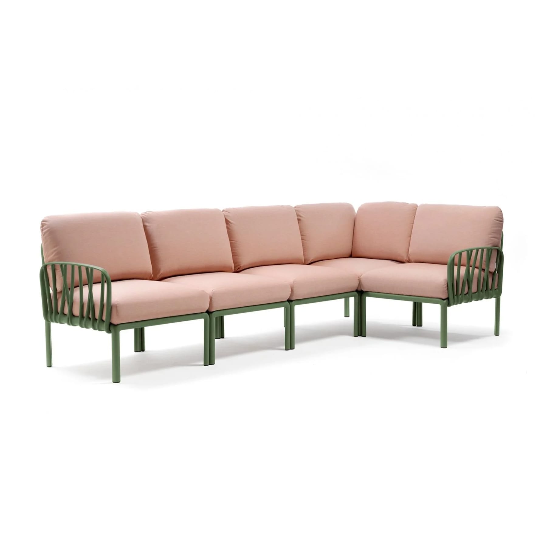 Komodo 5 Modular Lounge by NARDI in Agave Frame & RosaQuarzo Cushion