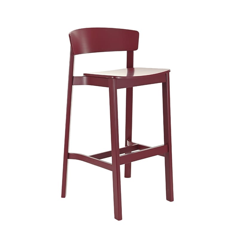 Nord Barstool by Fameg in Walnut