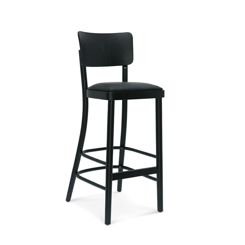 Novo Bar Stool by FAMEG in Black